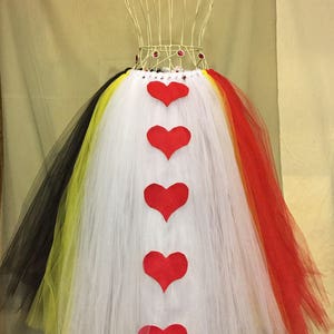 Queen of hearts full length tutu