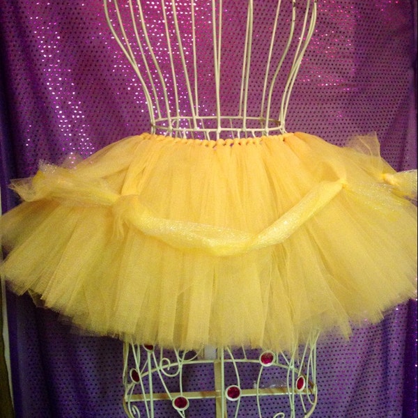 Princess Belle tutu beauty and the beast inspired tutu