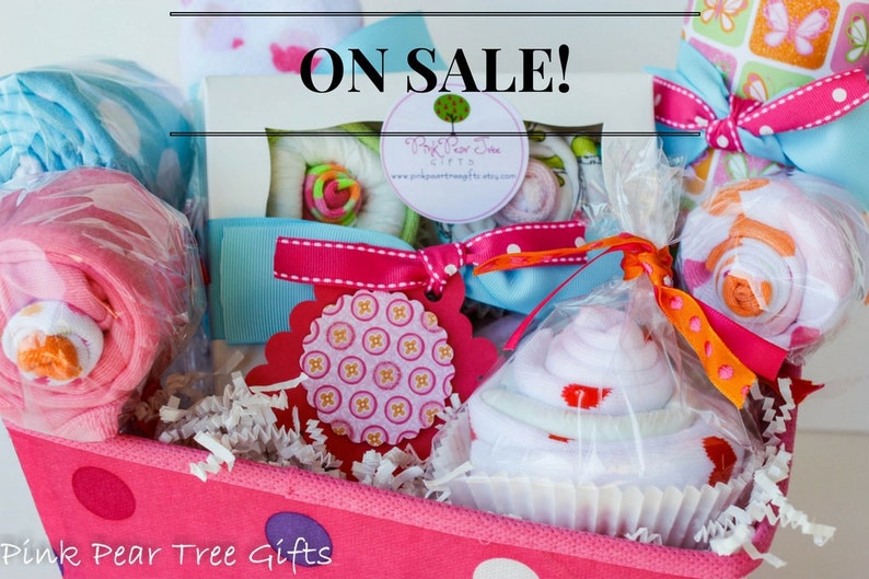 Complete Baby Girl Baby Shower Gift Basket Baby Gift Basket Etsy