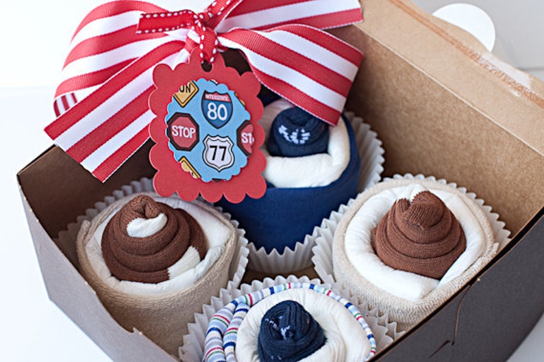 Baby Boy Gift Leg Warmers Onesie Cupcakes Baby Shower Gift Etsy