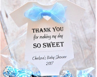 Thank you for making my day so sweet Baby Shower Party Favor Tags l Kisses l Cookies l Oh Baby l Coed Sprinkle Hang Tags l 10 Tags