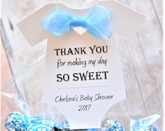 Thank you for making my day so sweet Baby Shower Party Favor Tags l Kisses l Cookies l Oh Baby l Coed Sprinkle Hang Tags l 10 Tags