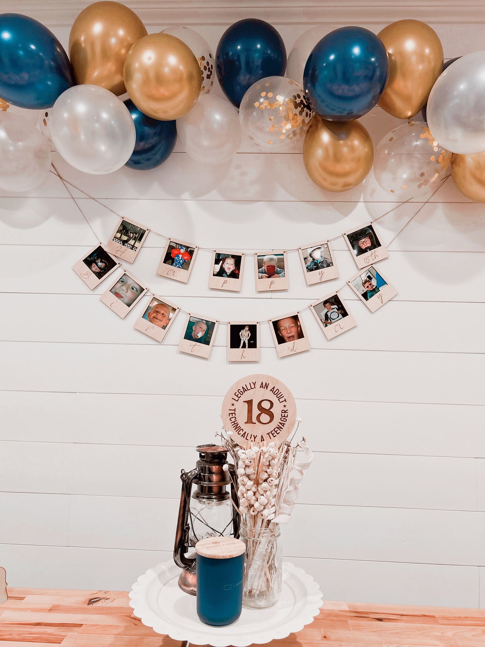 18th Birthday Decoration, 18th Birthday Cake Topper, 18 Birthday Party