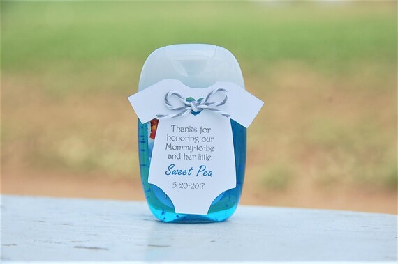 Mommy to be & sweet pea Baby Shower Party Favor Gift Tag l Sprinkle l Mom-to-be l Honoring l Celebrating l Coed l Hand Sanitizer l Gender Il_570xn