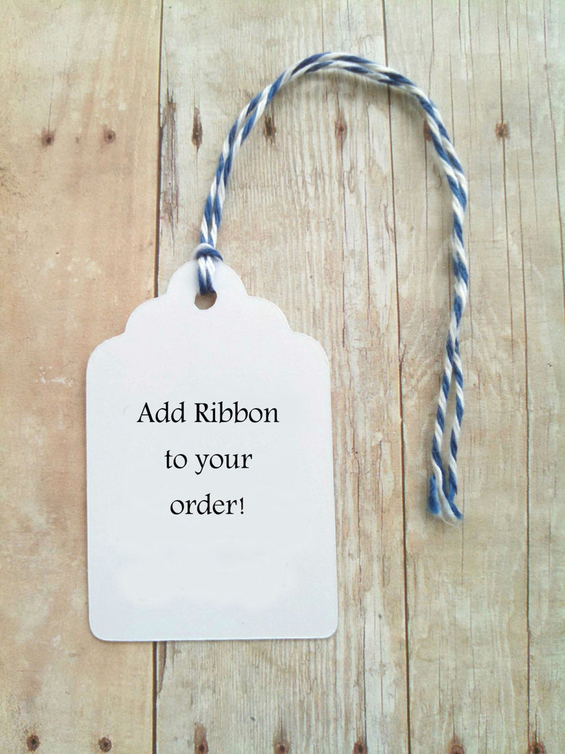 TWINE Add twine ribbon to your tag order Gift Tags With Etsy