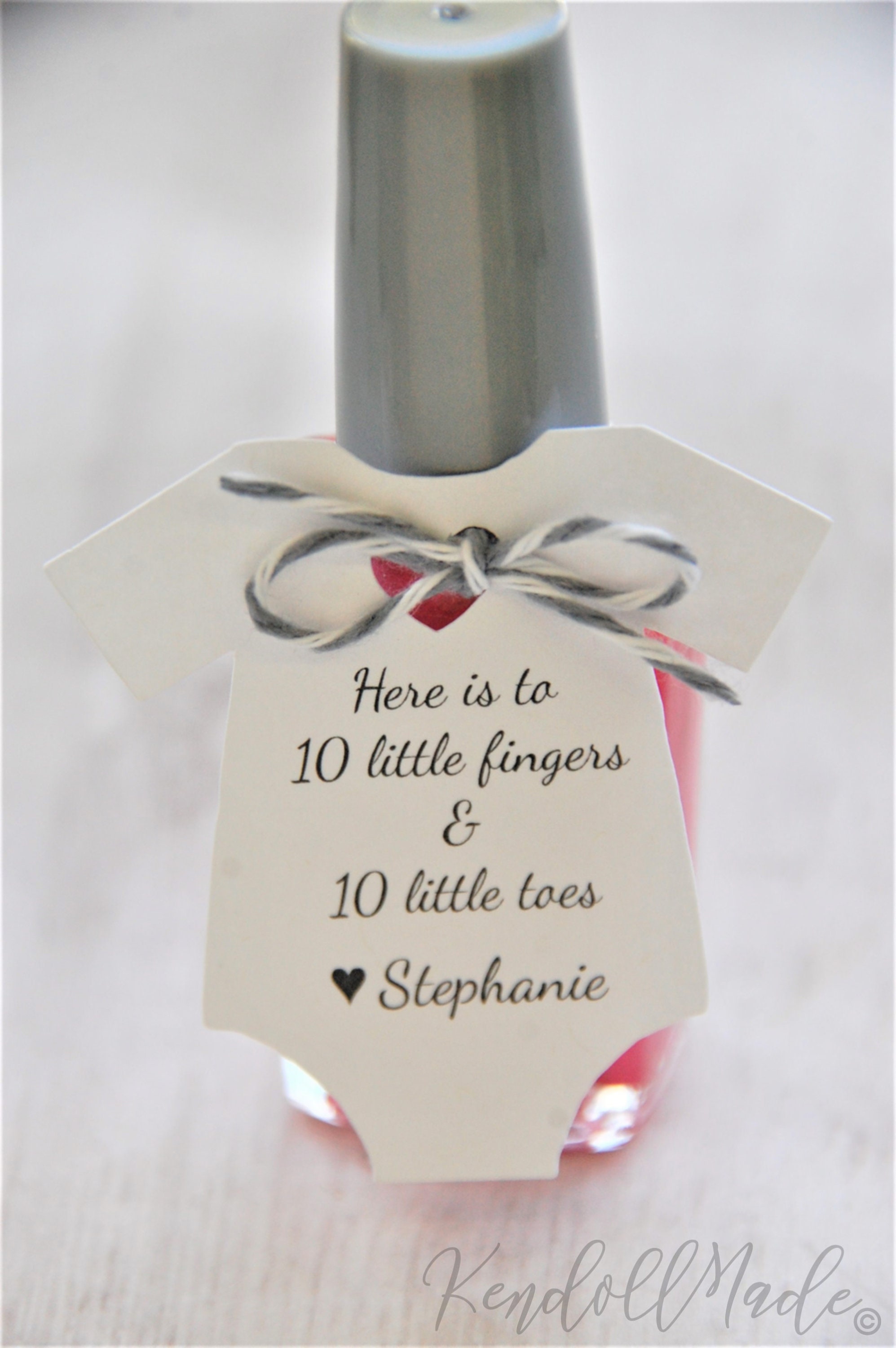 Nail polish party favors baby shower sales