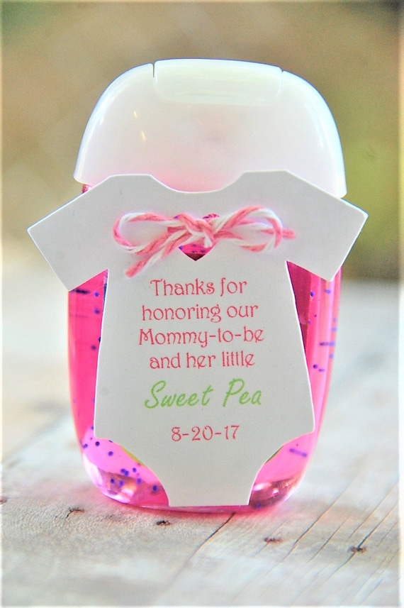 baby shower sanitizer favors