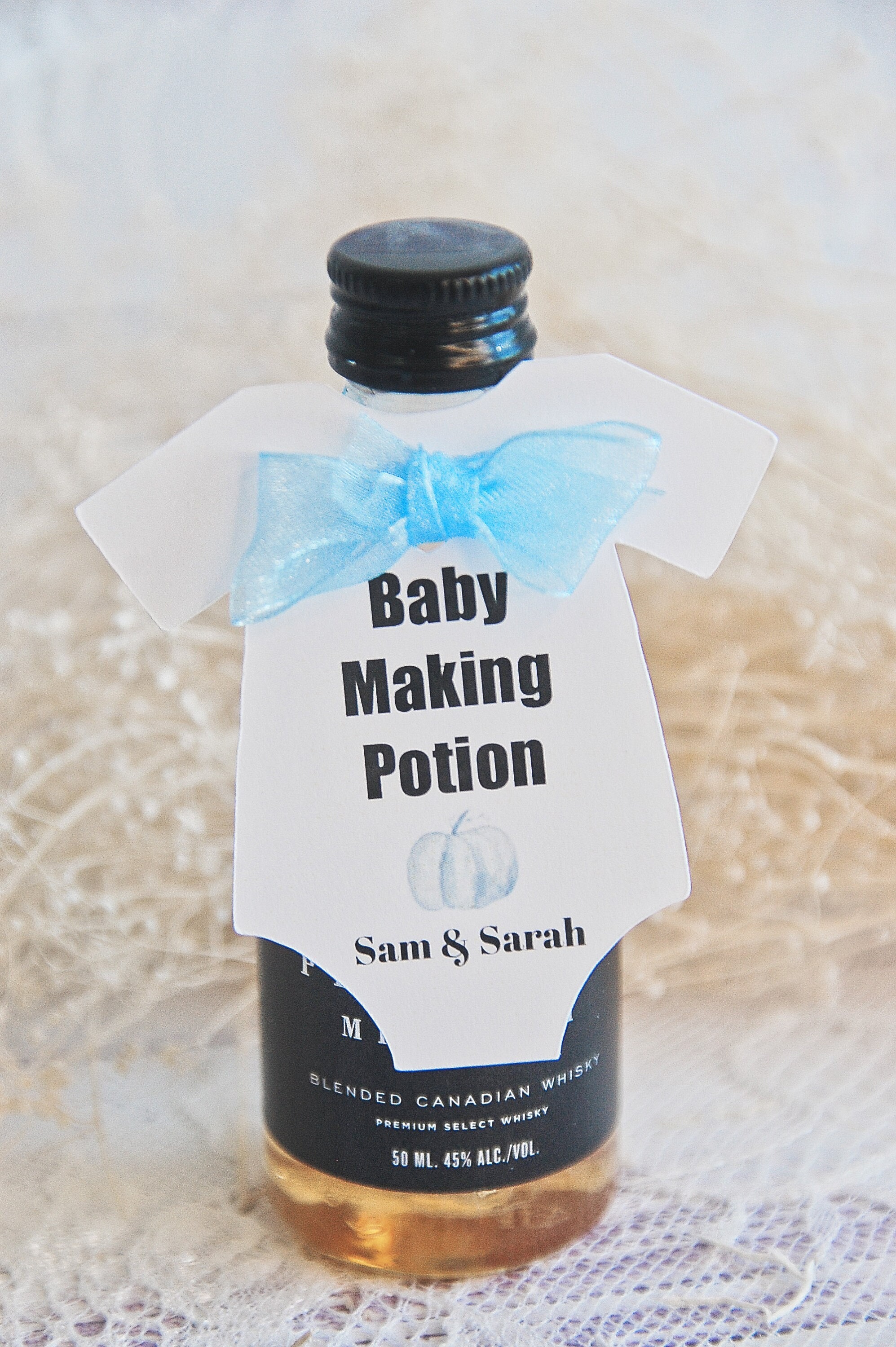 Baby Making Potion Gift Tag, Personalized Coed Thank You Gift, Fall ...