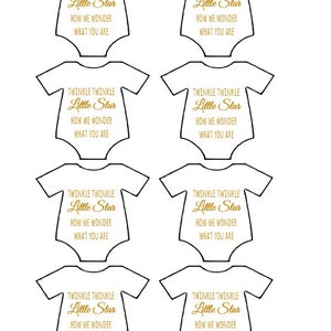 PRINTABLE ~ Twinkle Twinkle Little Star How We Wonder What You Are ...