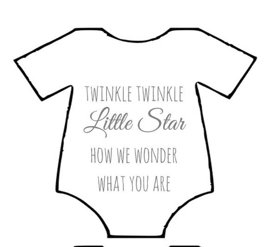 Printable Twinkle Twinkle Little Star How We Wonder What You Etsy