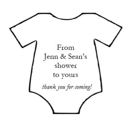 from our shower to yours party favors