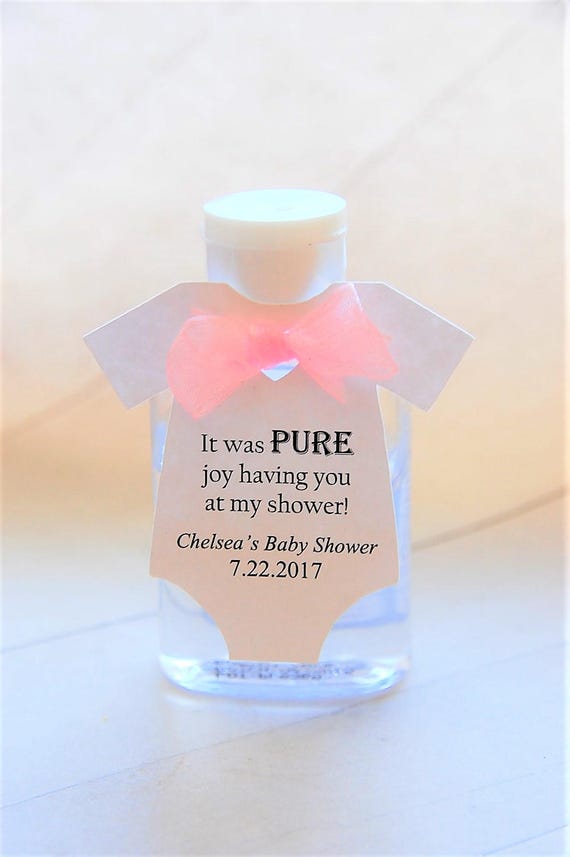 onesie favor tags
