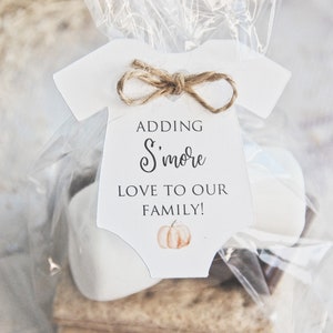 Little Pumpkin Baby Shower l Fall Shower l Adding Smore Love l Sprinkle Party Favor Gift Tags l Gender Reveal l 10 tags (TAGS ONLY)