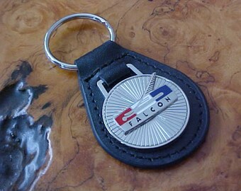 Ford Falcon Sprint Embkem Photo Keychain Fathers Day Gift