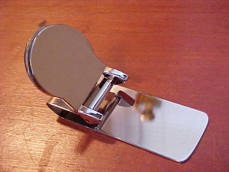 Packard Hexagon Silver Chrome Stainless Steel Money Clip Handcrafted in USA Limited Production Hi-Quality Slim Flip Top Design