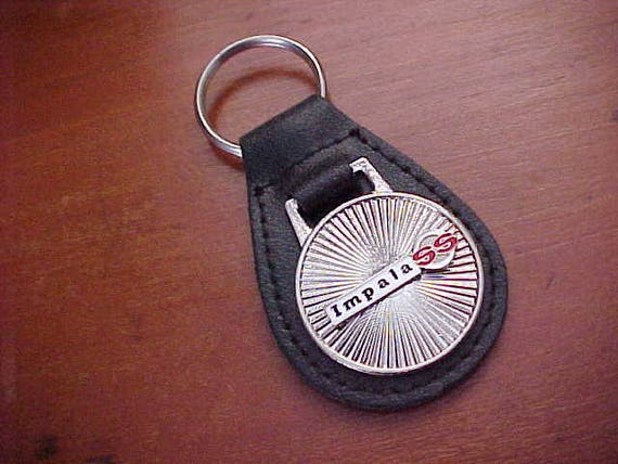 Vintage Chevy Impala SS Emblem Key Chain