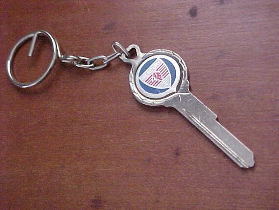 Mercury Crest Key On Chain Unique Gold Plated Car Collector Etsy
