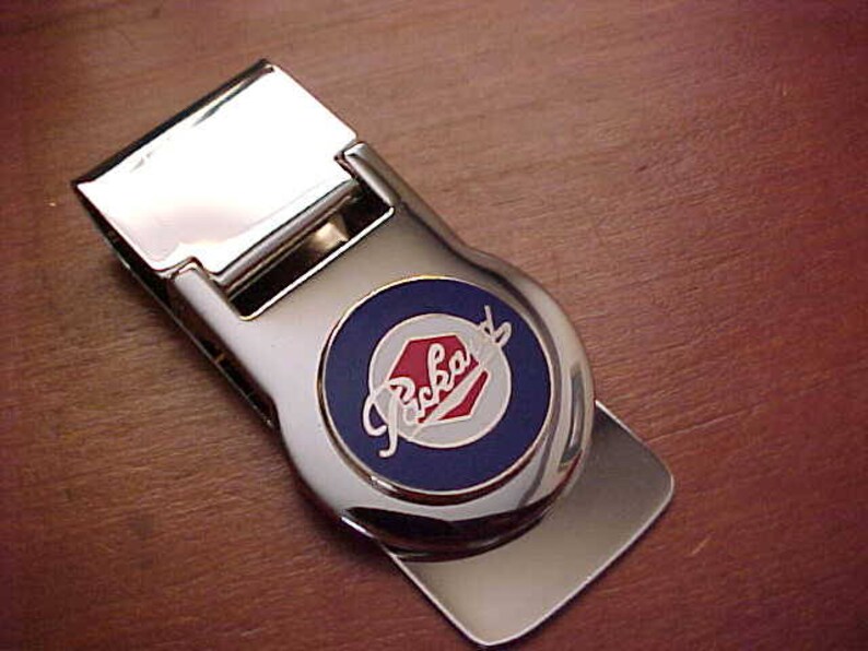 Packard Hexagon Silver Chrome Stainless Steel Money Clip Handcrafted in USA Limited Production Hi-Quality Slim Flip Top Design