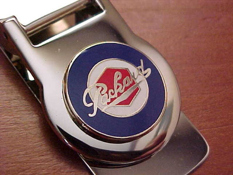Packard Hexagon Silver Chrome Stainless Steel Money Clip Handcrafted in USA Limited Production Hi-Quality Slim Flip Top Design