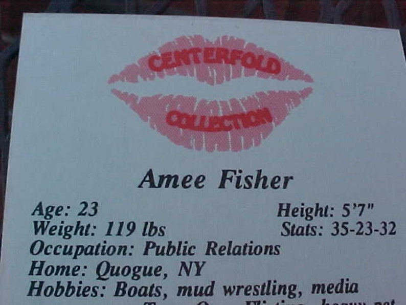 1992 Genuine Vintage Amy Fisher Nude Trading Card The | Etsy