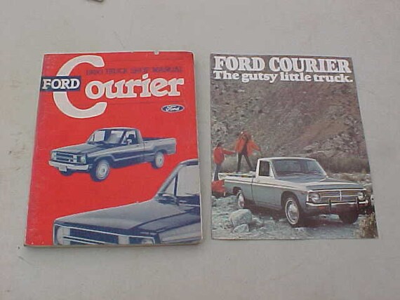 1980 Ford Courier Truck Shop Manual 1976 Sales Catalog Cool Combination For The Gutsy Little Truck 4 Cylinder Mazda Based Scarce Combo