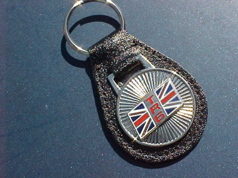 Classic Triumph Tr6 British Sports Car Collector Leather Key Etsy