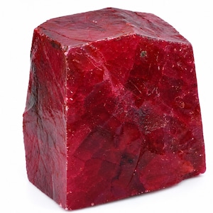 700 Ct Natural Red Ruby Rough Uncut Certified Loose Gemstone