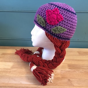 Princess Anna Frozen Inspired Beanie