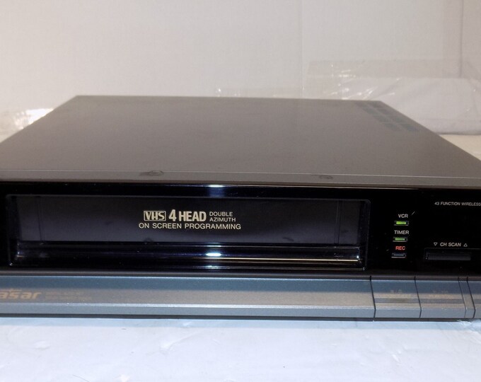 Panasonic Quasar VH5480 Mono VHS VCR Recorder Player No Remote Etsy