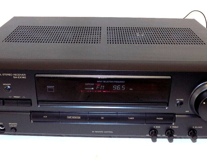 Technics SAEX140 Audio Video Control Stereo Receiver With Phono Input