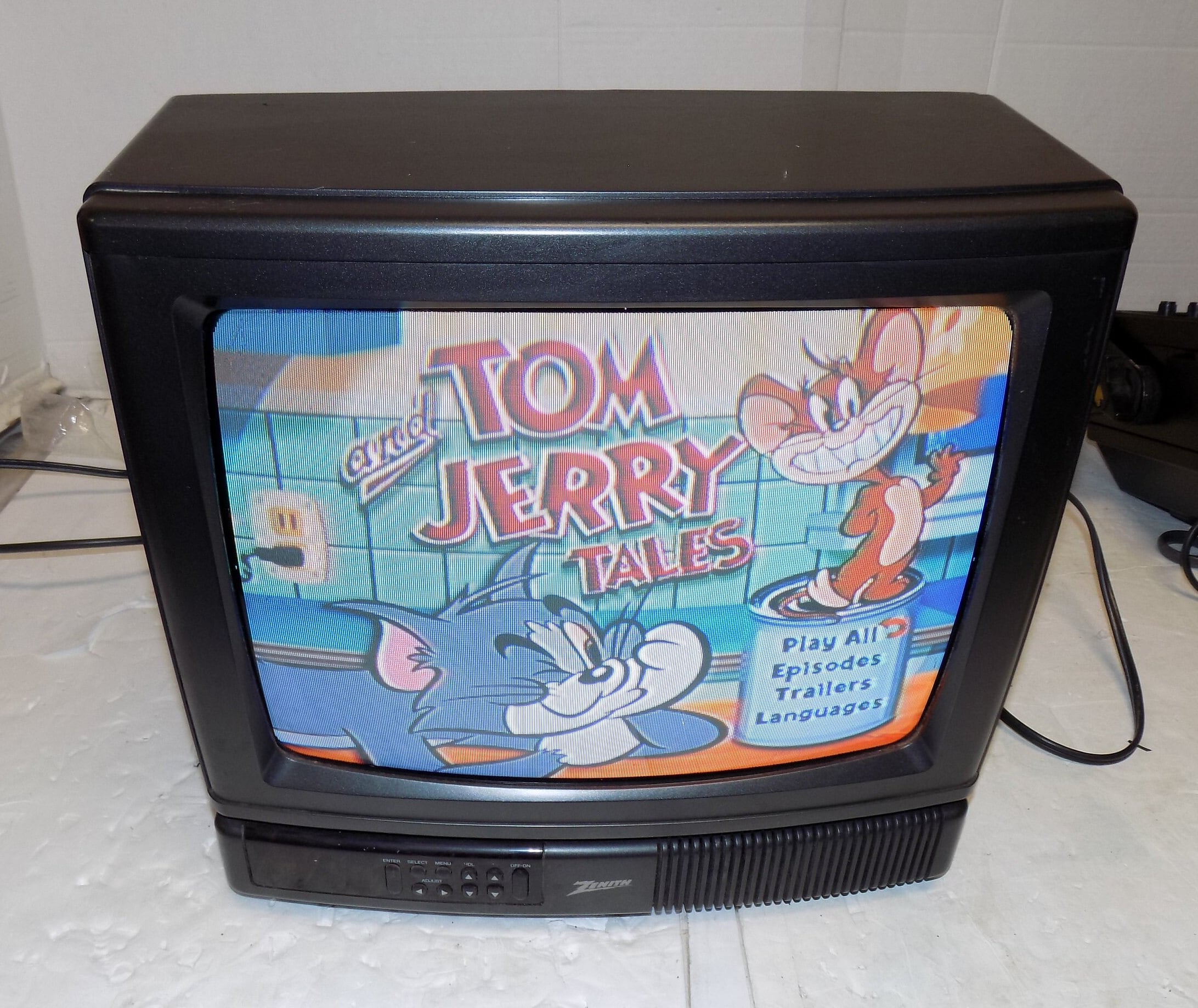 Vintage Zenith S1320 13 Inch CRT Color TV No Remote 90's - Etsy