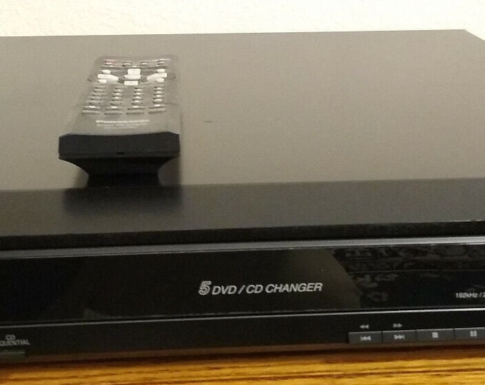 Panasonic Dvdcv52 5 Disc CD DVD Player 5 Multi Disc Changer With