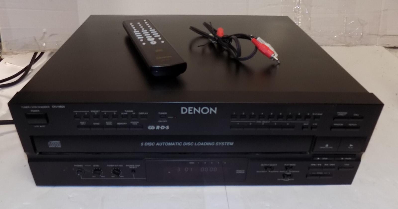 Denon DN-H800 Professional Rack Mountable 5 Disc CD Player Am FM Tuner