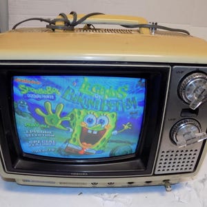 白金台building Television board 廃盤 希少 Vintage Toshiba Blackstripe 13
