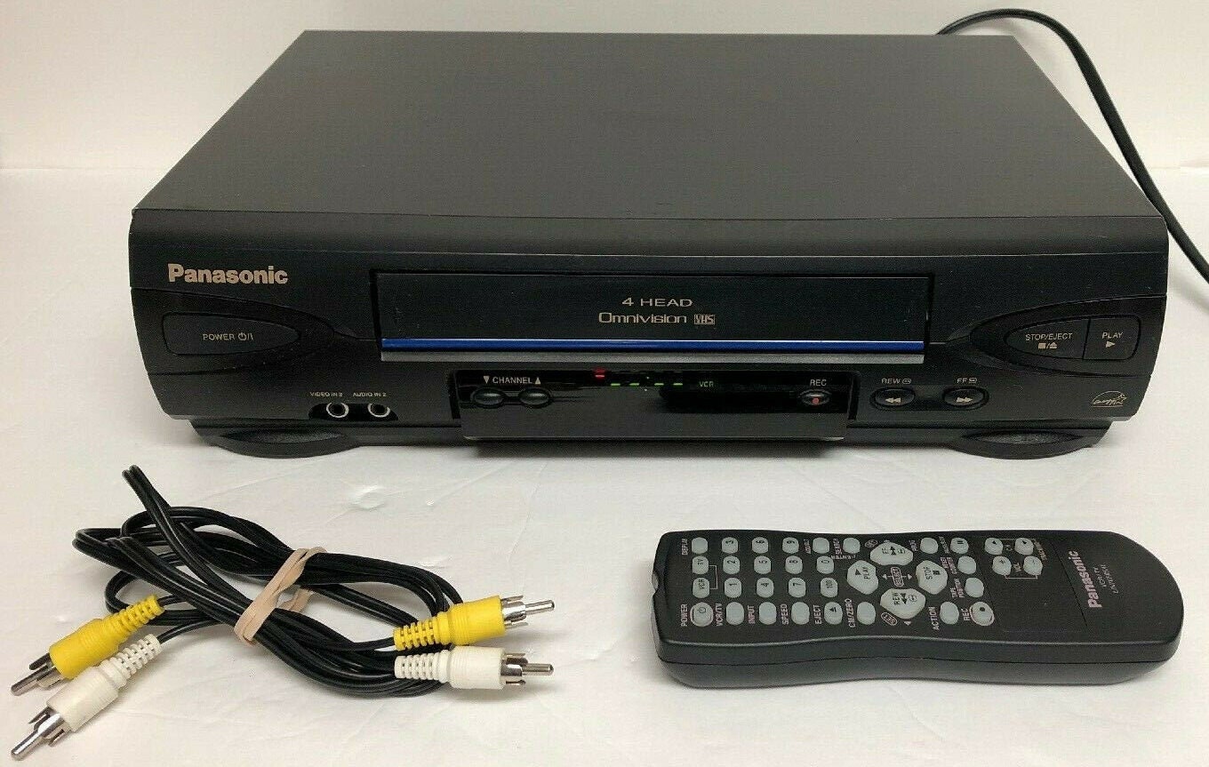 Panasonic PV-V4022 4-Head VCR Player - Hi-Fi Stereo VHS Video Cassette Recorder