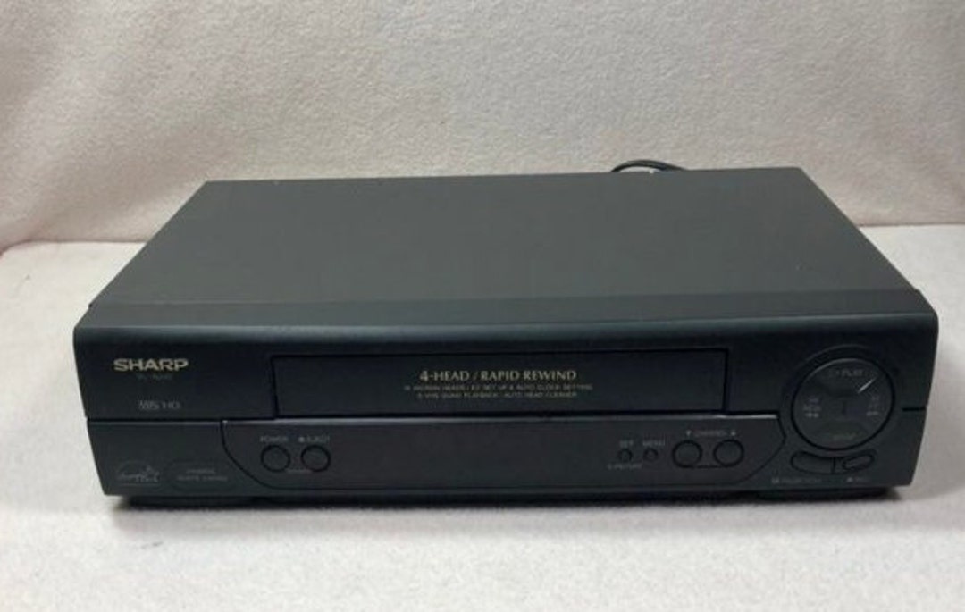 Sharp VC-A592U Mono VHS VCR Vhs Player With Remote and