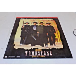 Tombstone LaserDisc LD Movie Widescreen Edition Kurt Russell Val Kilmer