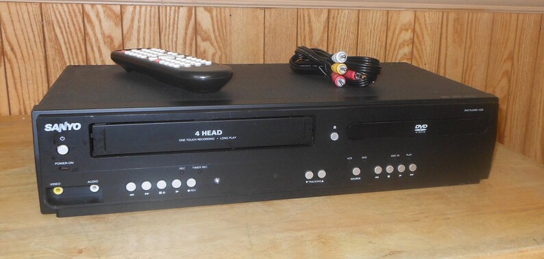 Sanyo Fwdv225f Dvd Vcr Combo Dvd Player Vhs Player Combo With Etsy