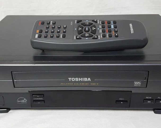 Toshiba W512 HiFi Stereo VHS VCR Vhs Player With Remote Etsy Italia