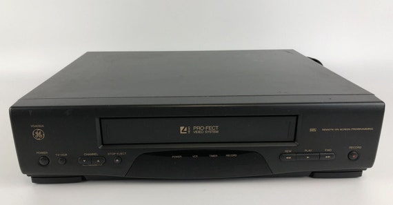 General Electric GE VG4030 Mono VHS VCR Reproductor Vhs con control remoto  y cables -  España