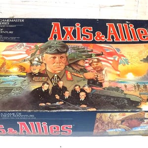 Milton Bradley Vintage 1984 Axis & Allies Spring 1942 Board Game Complete