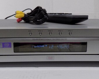 Sony Dvp-nc665p 5 Disc CD DVD Player 5 Multi Disc Changer With Remote ...