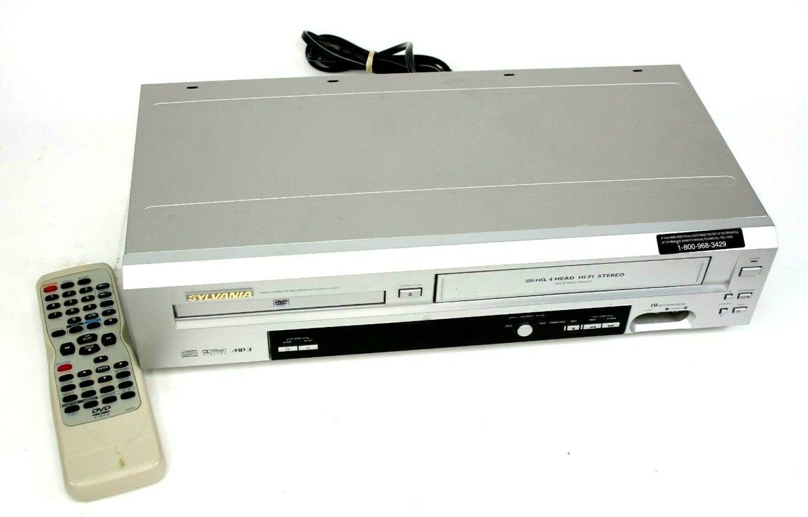Sylvania DVC880 DVD VCR Combo Dvd Player Vhs Player With