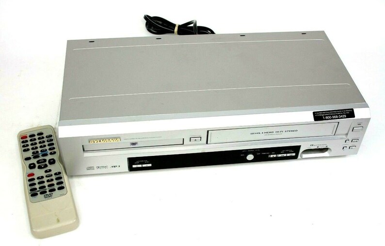 Sylvania Dvc0 Dvd Vcr Combo Dvd Player Vhs Player With Etsy