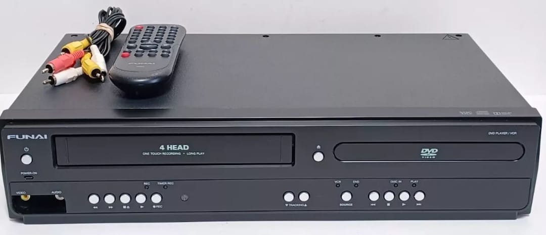 Funai DV220FX4 DVD VCR Combo With Remote, A/V Cables & Hdmi Adapter - Etsy