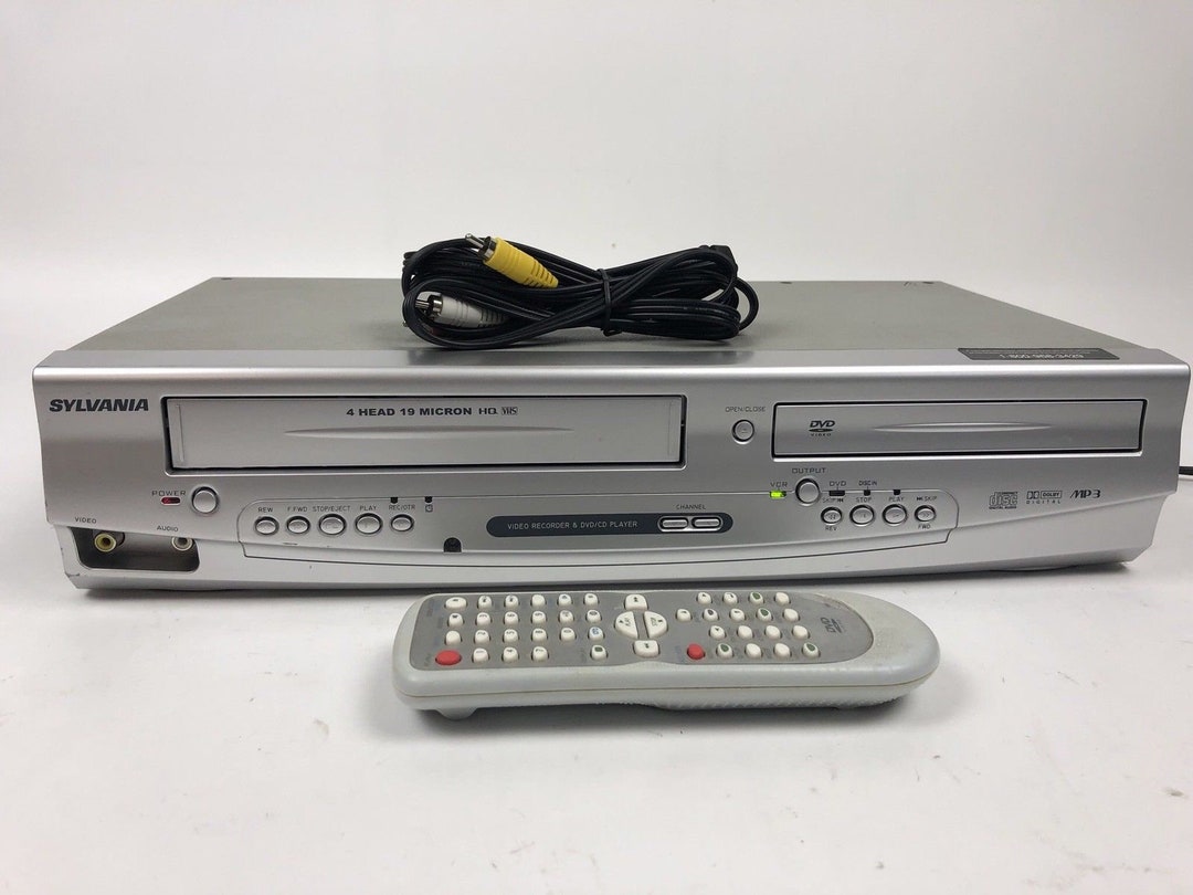 Sylvania DVC845 DVD VCR Combo Dvd Player Vhs Player With Etsy