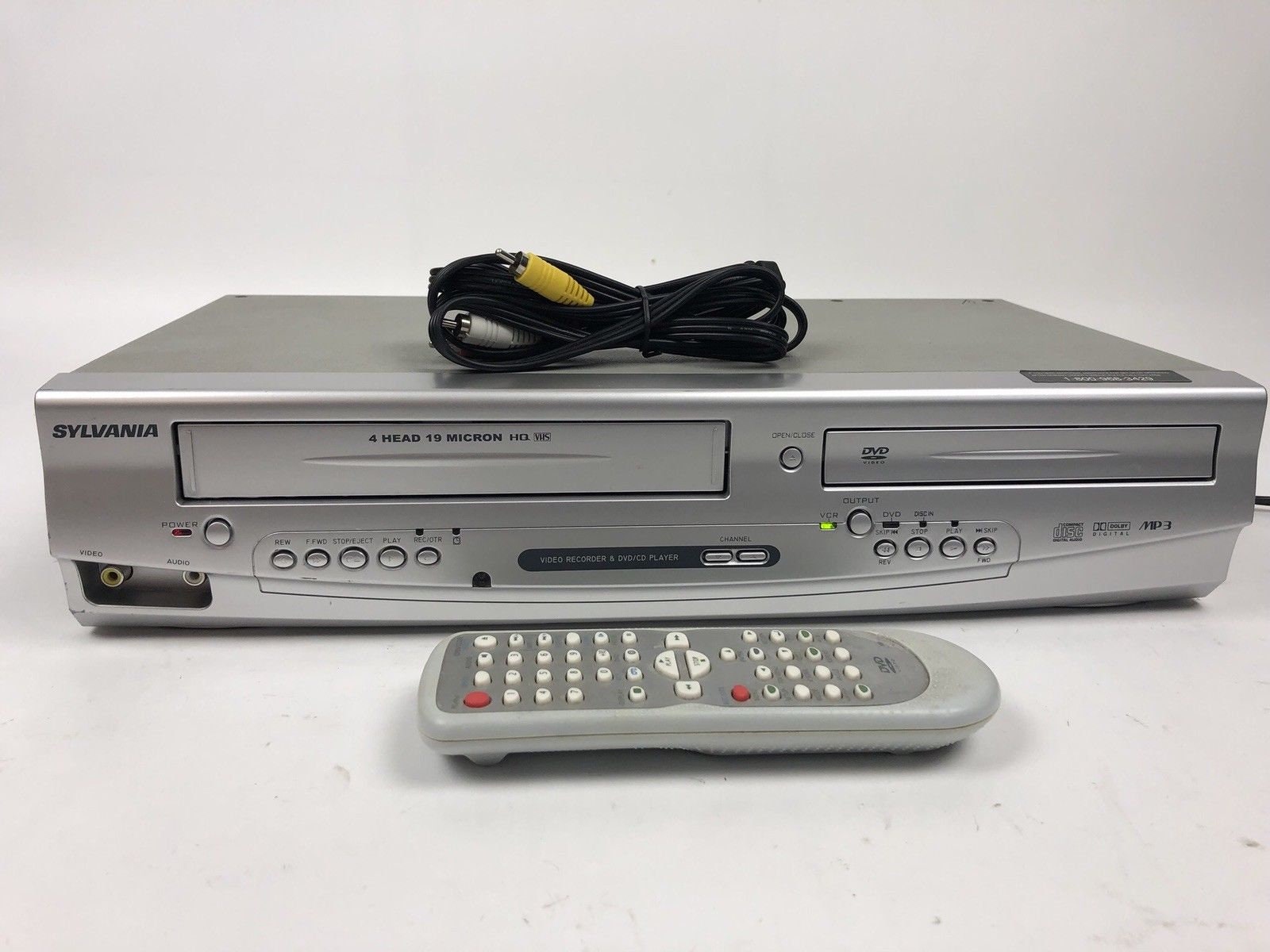 Sylvania Dvc845 Dvd Vcr Combo Dvd Player Vhs Player With Etsy
