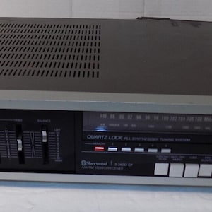 Vintage Sherwood S-2620 AM FM Stereo Receiver with Phono Input