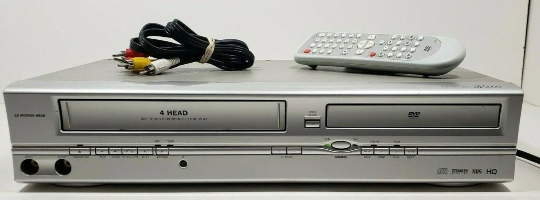CineVision DVD/VHS Player with remote