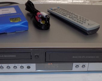 Magnavox ZV427MG9 DVD Recorder VCR Combo 1 Button VHS Dubbing to